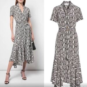 A.L.C. Clarkson silk snake print dress size 6